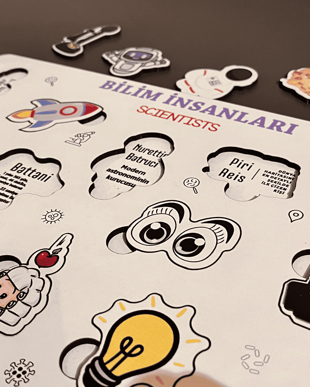 Bilim İnsanları Ahşap Oyuncak Moon Beavers™