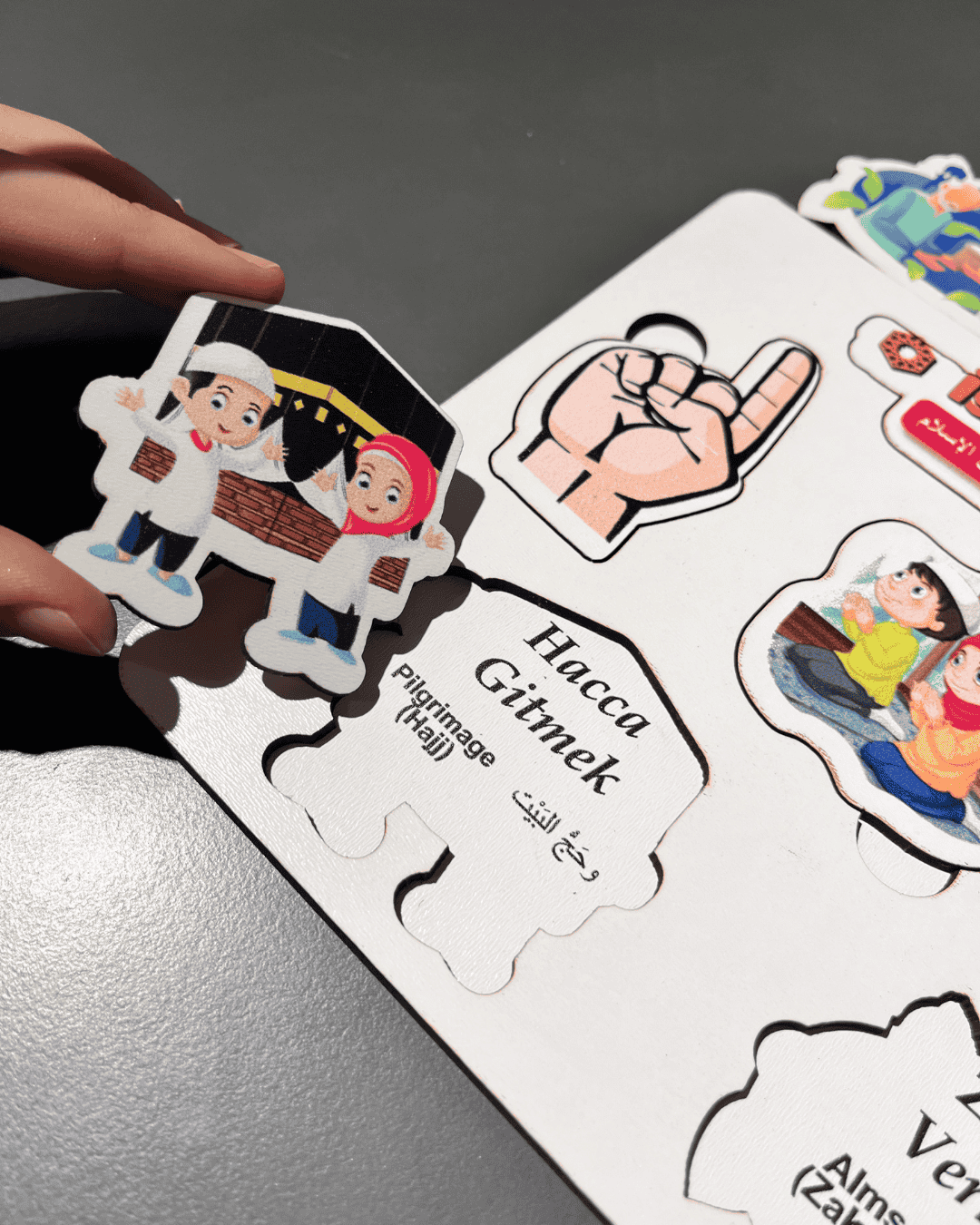 İslam’ın Şartlarını Öğreniyorum Ahşap Puzzle Moon Beavers™