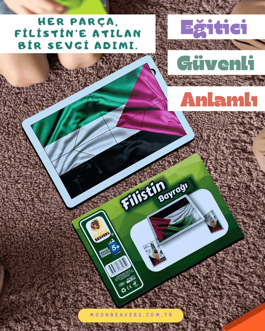 coğrafya, tarih ve İslam kültürü içeren Filistin temalı pano