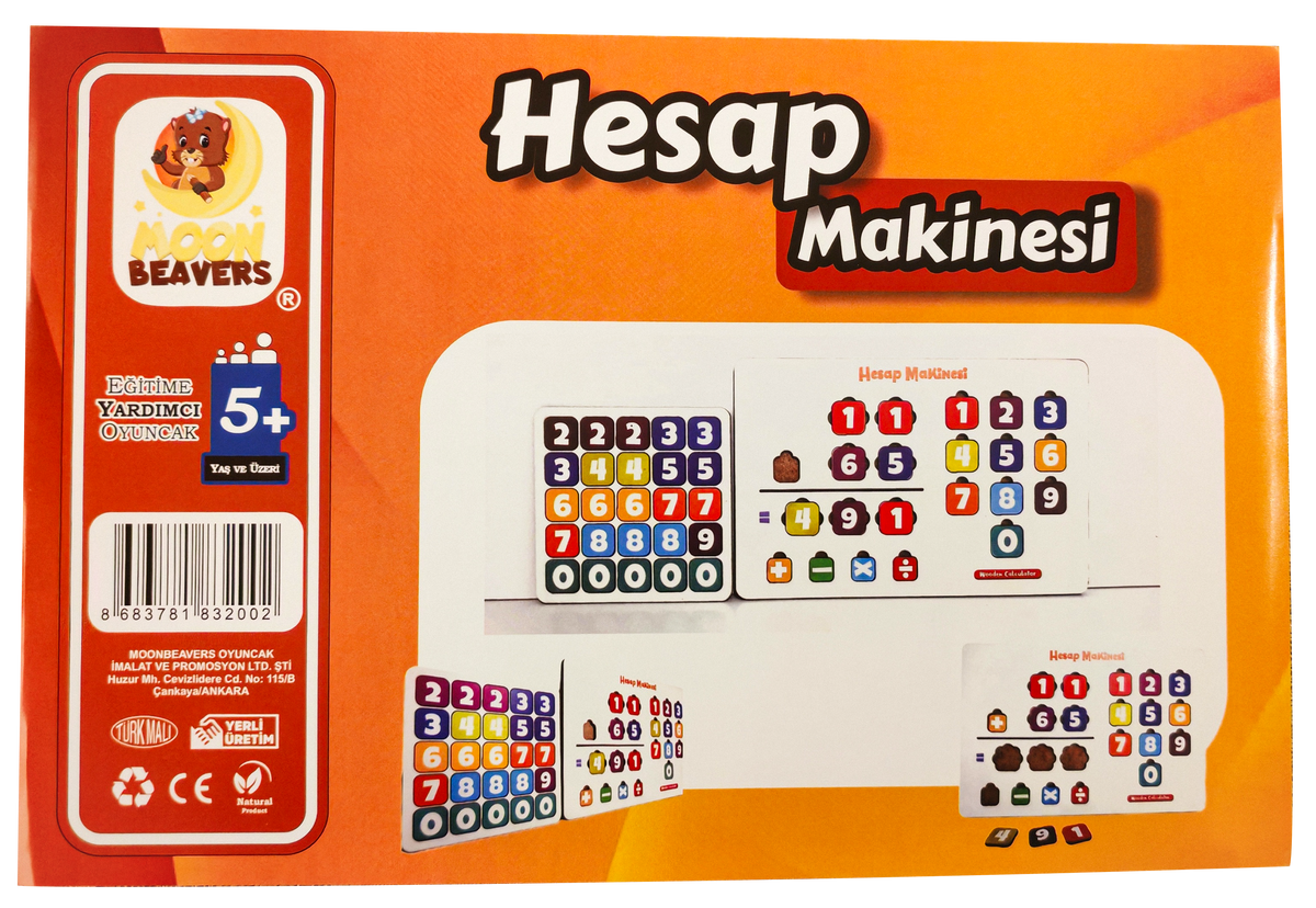Hesap Makinesi Ahşap Oyuncak Moon Beavers™