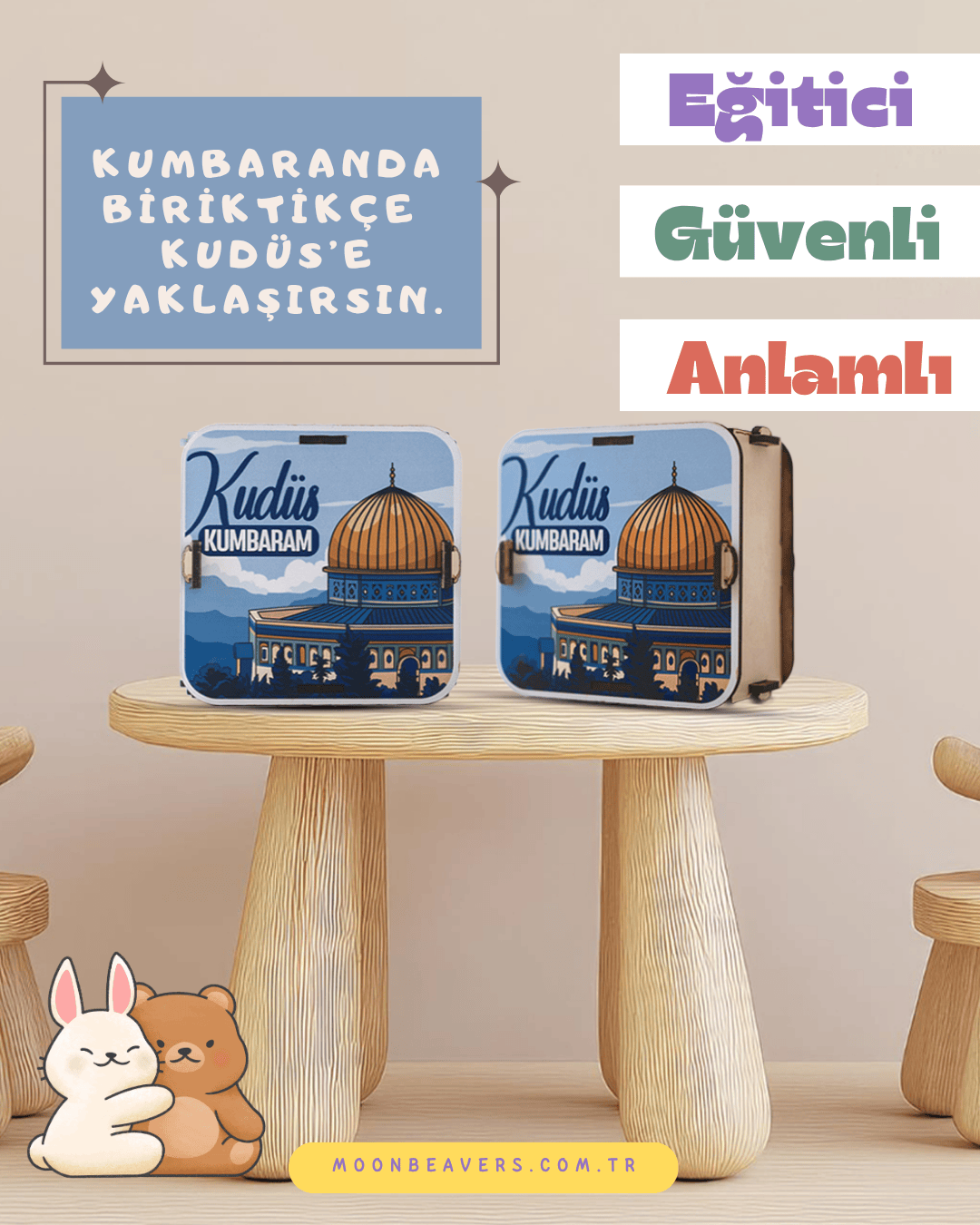 okul öncesi para biriktirme ve el becerisi gelişimi için kumbara
