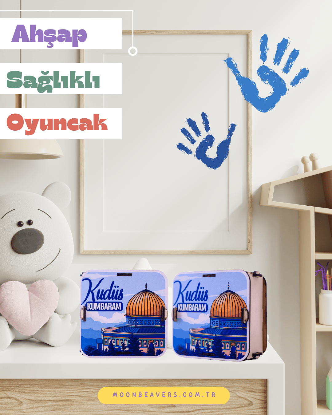 dini sembollerle finansal eğitimi birleştiren çocuk seti