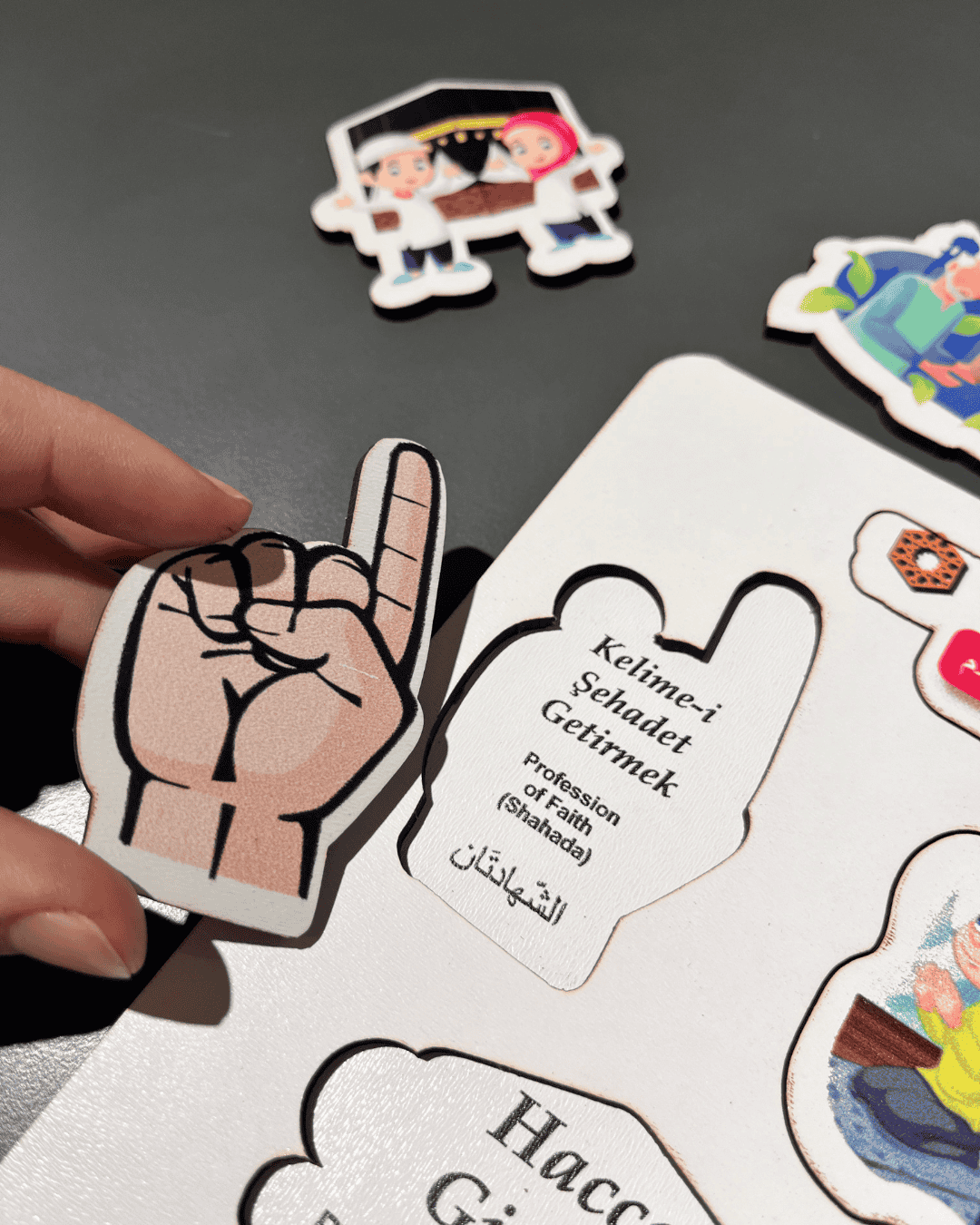 İslam’ın Şartlarını Öğreniyorum Ahşap Puzzle Moon Beavers™