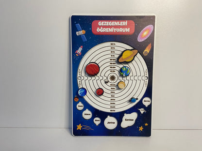 Gezegenleri Öğreniyorum Ahşap Oyuncak Moon Beavers™