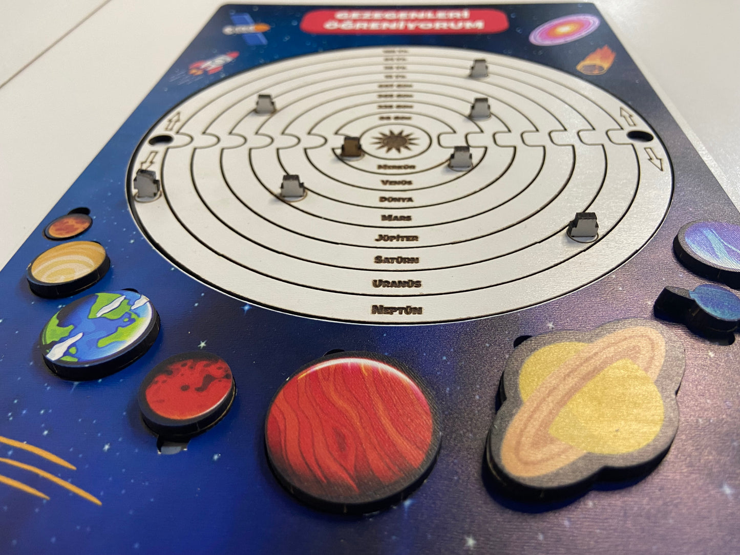 Gezegenleri Öğreniyorum Ahşap Oyuncak Moon Beavers™