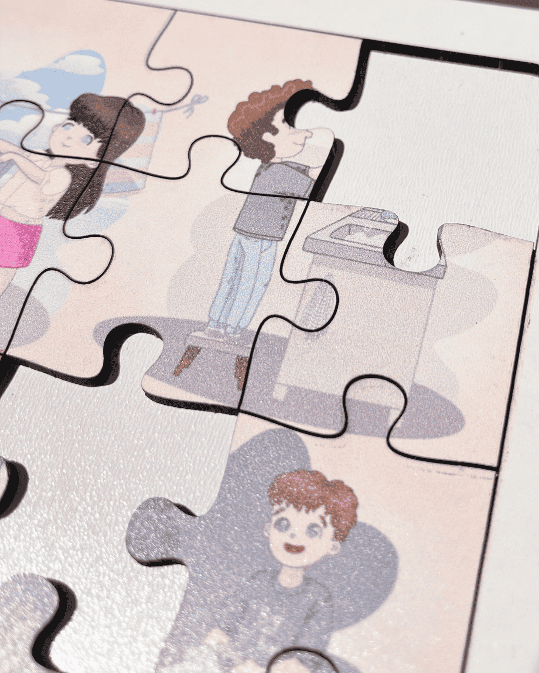 Ev İşleri Eğitici Ahşap Puzzle Moon Beavers™