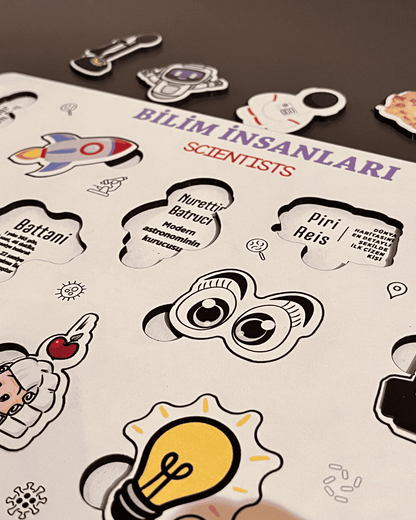 Bilim İnsanları Ahşap Oyuncak Moon Beavers™