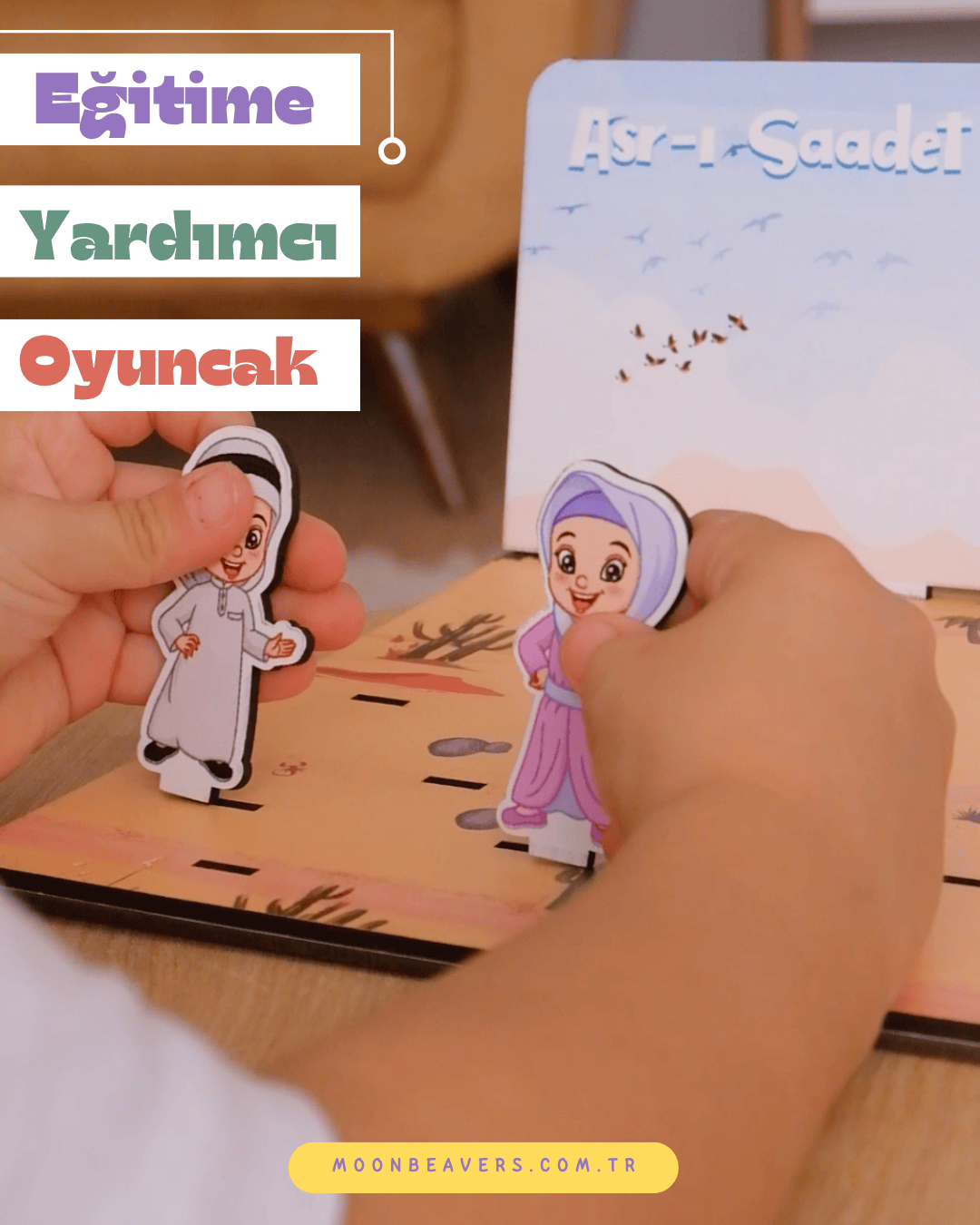 çocuklara Peygamber Efendimiz dönemini tanıtan eğitici oyuncak seti