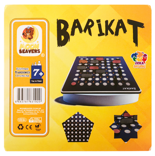 Barikat Oyun Boyanabilir Ahşap Moon Beavers™