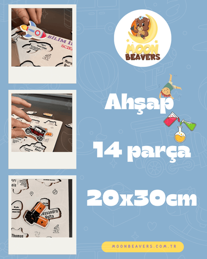 Bilim İnsanları Ahşap Oyuncak Moon Beavers™