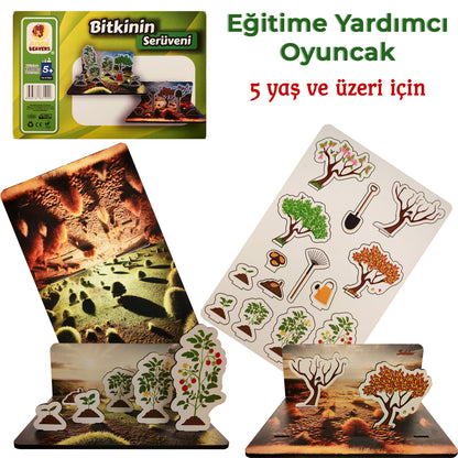 Bitkinin Serüveni Eğitici Ahşap Oyun Seti Moon Beavers™