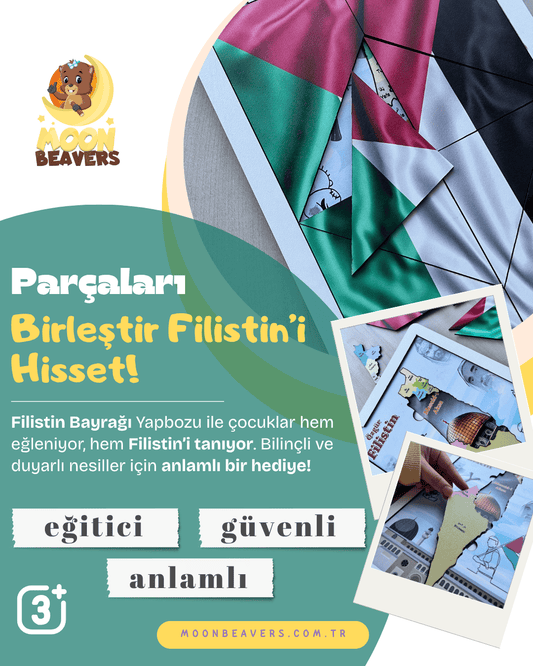 Filistin bayrağı ve sembol şahsiyetler içeren eğitici ahşap pano şeyh ahmet yasin selahattin eyubi