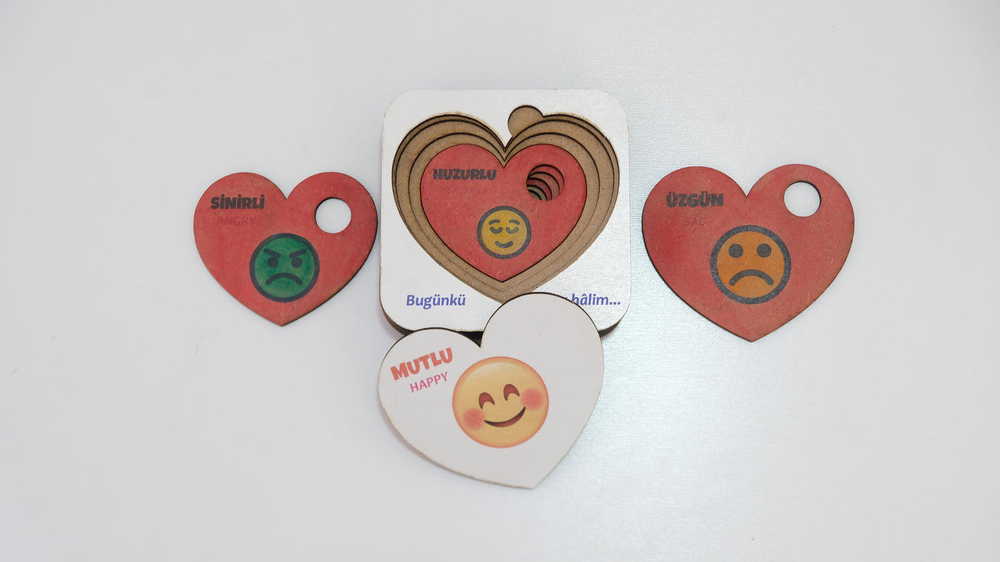 Emojiler Ahşap Oyun Seti Moon Beavers™