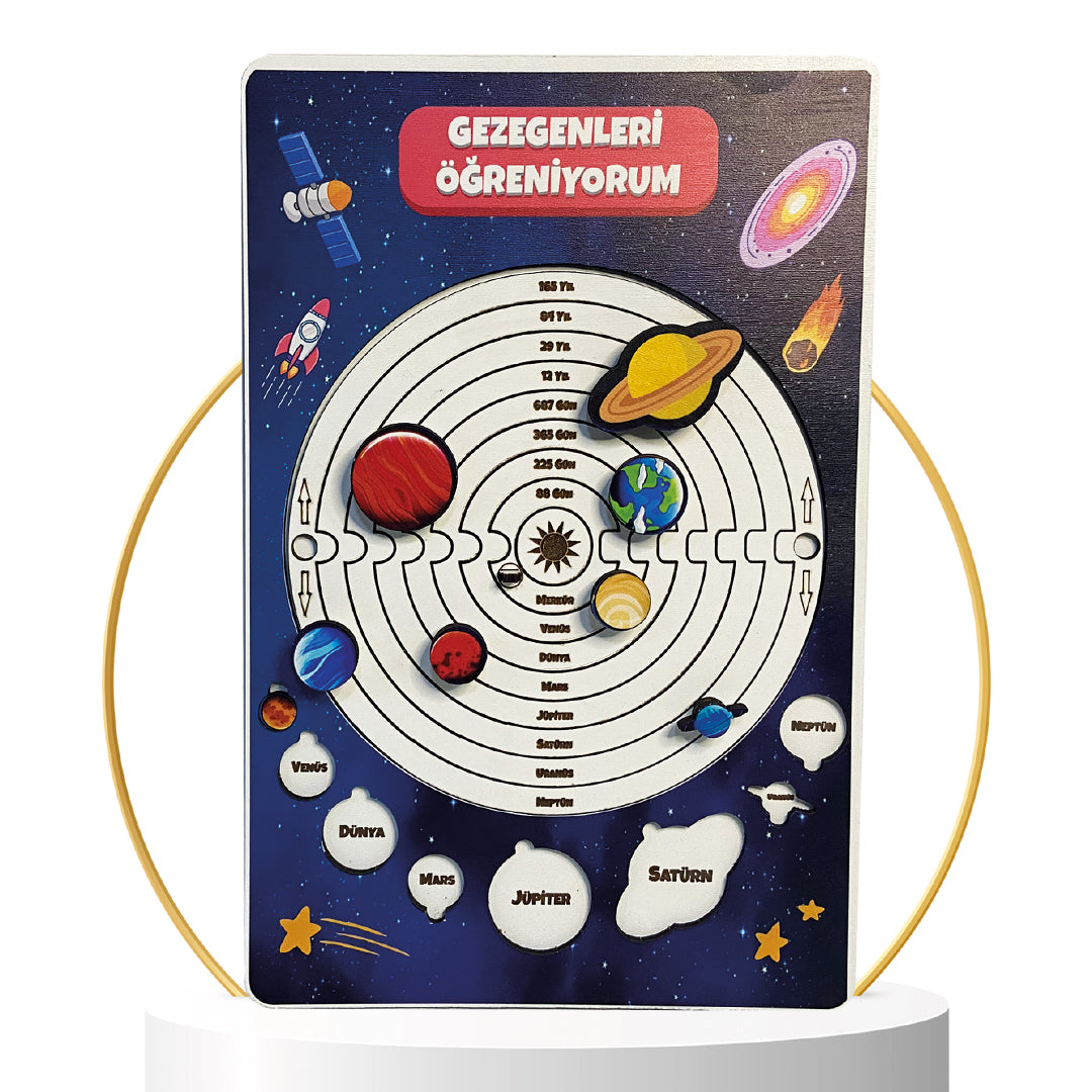Gezegenleri Öğreniyorum Ahşap Oyuncak Moon Beavers™
