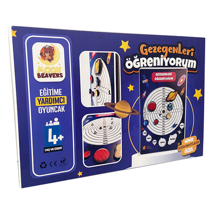 Gezegenleri Öğreniyorum Ahşap Oyuncak Moon Beavers™