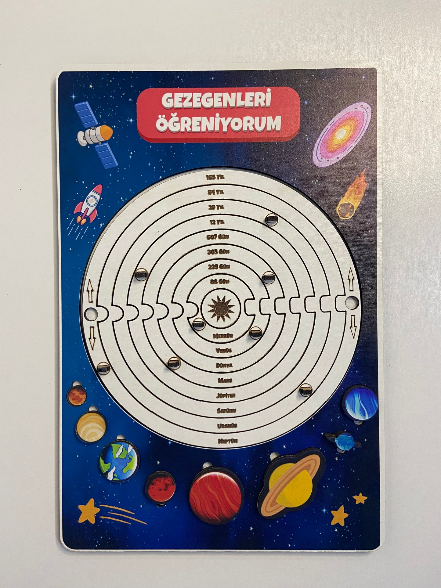 Gezegenleri Öğreniyorum Ahşap Oyuncak Moon Beavers™