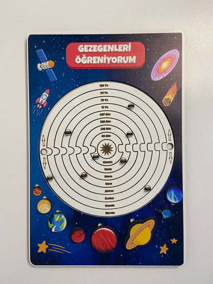 Gezegenleri Öğreniyorum Ahşap Oyuncak Moon Beavers™