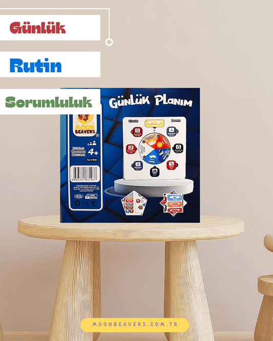Günlük Planım Eğitici Ahşap Oyuncak Moon Beavers™
