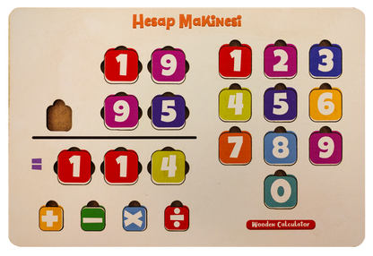 Hesap Makinesi Ahşap Oyuncak Moon Beavers™