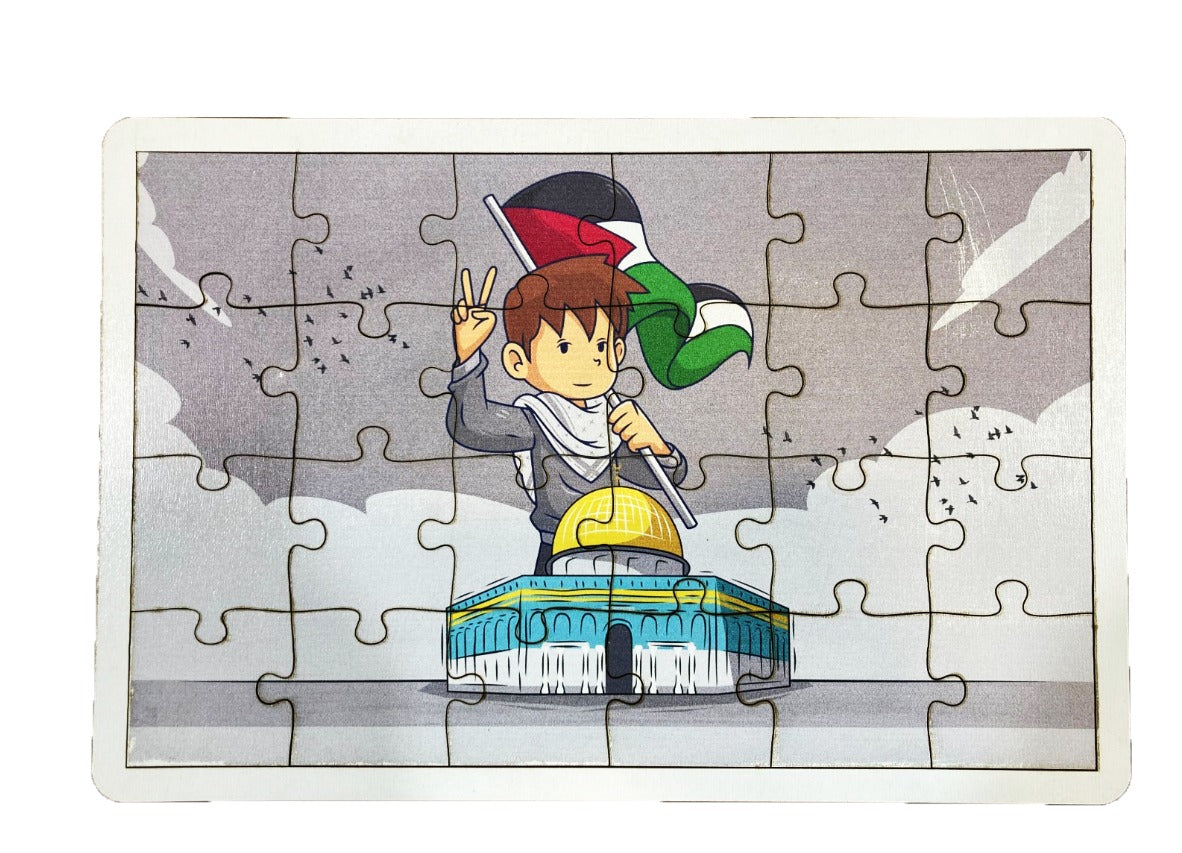 Özgür Filistin Ahşap Puzzle Moon Beavers™