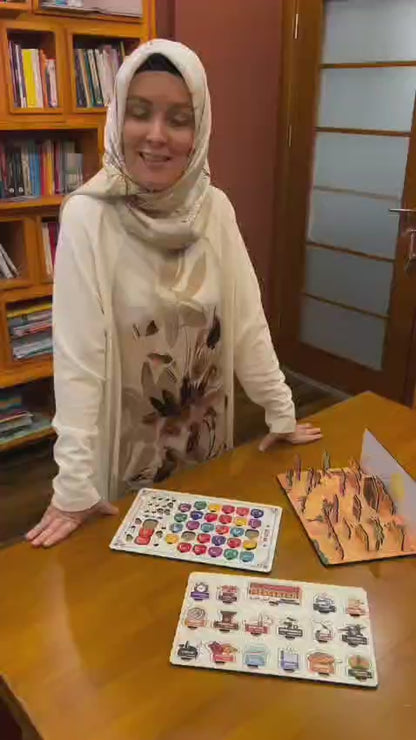Asr-ı Saadet Köyü Eğitici Dini Ahşap Oyun Seti Moon Beavers™