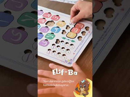 Ahşap Elif Ba Moon Beavers™