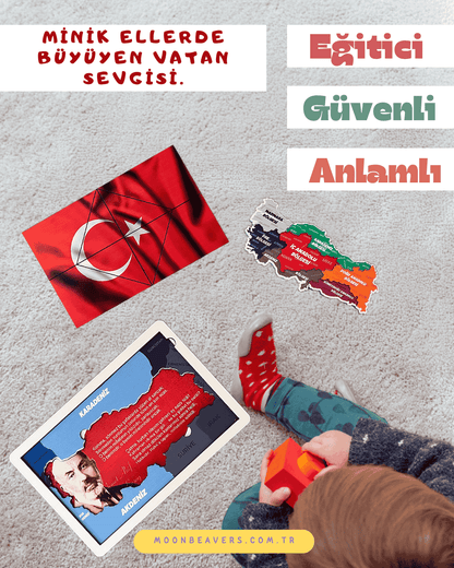 okul öncesi ve ilkokul seviyesinde kullanıma uygun eğitici oyuncak